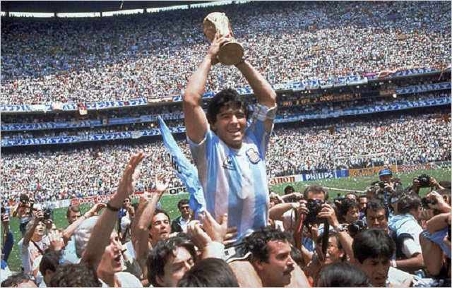 Diego Maradona winner of the 1986 World Cup and two Italian Championships with Napoli is the number one on our list of best football players ever.