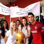 Ronaldo finally gets another Ballon d'Or..but it's only a cake